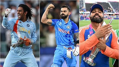 தோனி - விராட் கோலி - ரோஹித் சர்மா