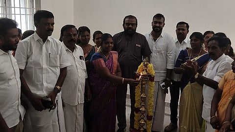 கீழப்பாவூா் ஒன்றிய அலுவலக புதி கட்டடம் திறப்பு