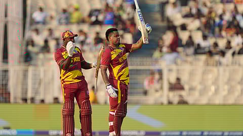Shimron Hetmyer expressed his joy after scoring a half-century.