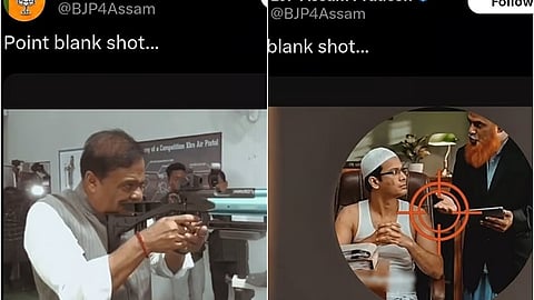 Assam BJP shares AI video of CM Himanta aiming rifle at Muslims 