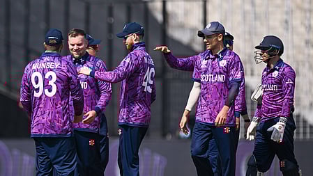 ஸ்காட்லாந்து வீரர்கள். 