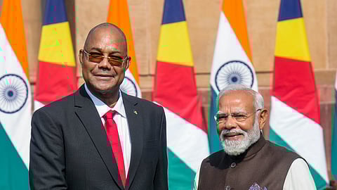 பிரதமர் மோடியுடன் செஷல்ஸ் அதிபர் சந்திப்பு