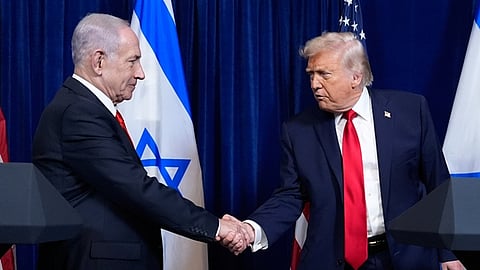 Donald Trump and Benjamin Netanyahu
