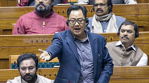 Union Parliamentary Affairs Minister Kiren Rijiju