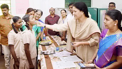 காஞ்சிபுரத்தில் 4.65 லட்சம் பேருக்கு குடற்புழு நீக்க மாத்திரை