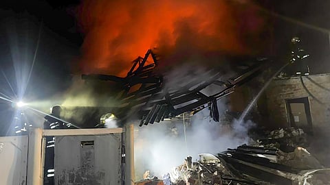 உக்ரைன் மீது ரஷியா ட்ரோன் தாக்குதலில் தந்தை, 3 குழந்தைகள் கொல்லப்பட்டனர்