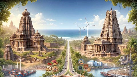 கலிங்கத்தின் கலங்கரை விளக்கம் தமிழகம்