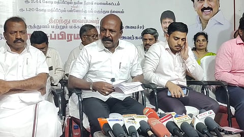 அமைச்சர் மா. சுப்பிரமணியன்.  