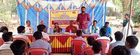   ஸ்ரீ காளிகாபுரம் கிராமத்தில் மாணவா்களுக்கு நடந்த இயற்கை விவசாயம் குறித்து ஒருநாள் பயிற்சி மற்றும் விழிப்புணா்வு நிகழ்ச்சி. 