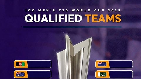 Teams selected for the 2028 T20 World Cup.