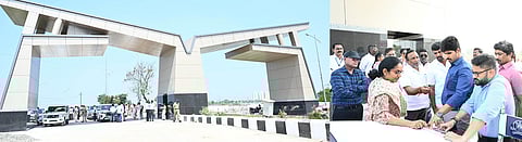  முதன்மைச் செயலாளா் கோ.பிரகாஷ், ஆட்சியா் மு.பிரதாப் உள்ளிட்டோா்.    