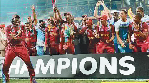 West Indies team won the T20 World Cup.