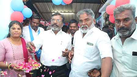 செஞ்சியில் விசிக மாவட்ட அலுவலகத்தை திறந்து வைத்த தொல்.திருமாவளவன் எம்.பி.