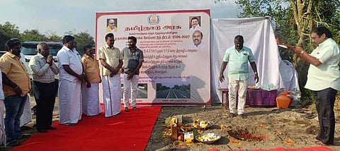 வந்தவாசி பகுதியில் ரூ.57 கோடியில் சாலைகளை அகலப்படுத்தும் பணிகள் தொடக்கம்