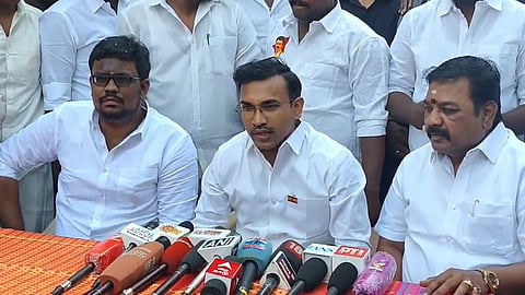 தவெக நிர்வாகி அருண்ராஜ். 