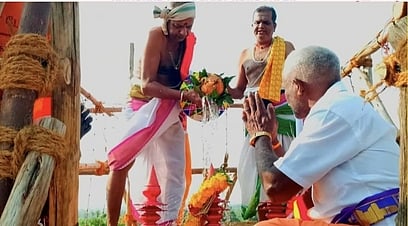  காலாஞ்சி சிவகாமி சுந்தரி உடனுரை சிந்தாமணீஸ்வரா் கோயில் கும்பாபிஷேக விழா.  