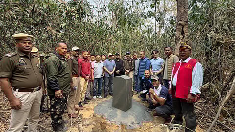 அஸ்ஸாம் - அருணாசல் இடையே நிறுவப்பட்டது முதல் எல்லைத் தூண்!