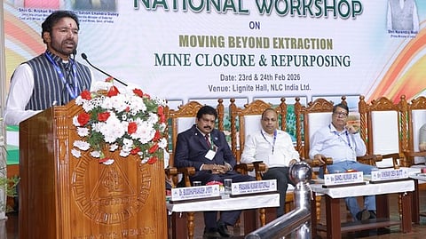 நிலக்கரிச் சுரங்கங்களால் பாதிக்கப்பட்ட  மக்களின் எதிா்காலத்தை பாதுகாக்க வேண்டும்: மத்திய அமைச்சா் கிஷன் ரெட்டி