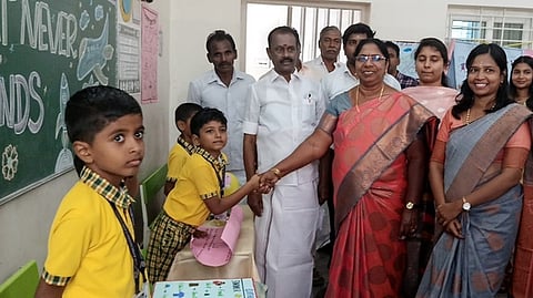 ஆரணி சிபிஎஸ்இ பள்ளியில் கல்வி கண்காட்சி விழா