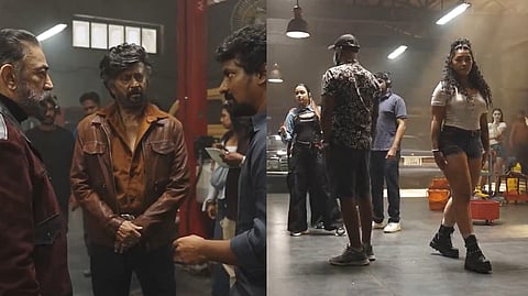 Making video of Rajini - Kamal movie.