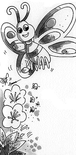 சிறுவர் பாடல்: பட்டாம்பூச்சி