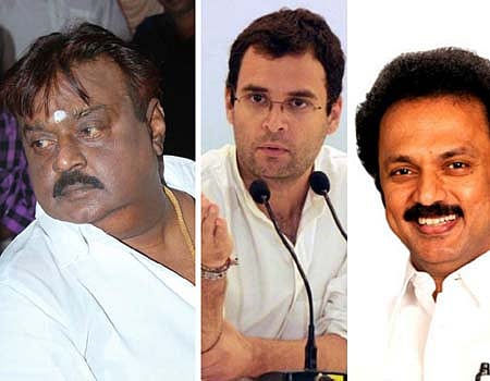 தயக்கத்தில் தே.மு.தி.க. கலக்கத்தில் காங்கிரஸ் தவிப்பில் தி.மு.க.!