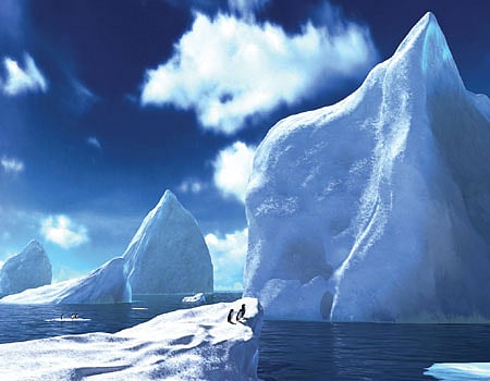 உறை பனி உலகில்! 