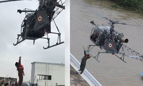 சென்னை வெள்ளம்: வான்வழி மீட்பு நிறுத்தம்