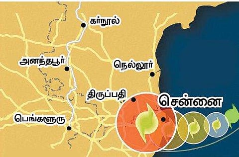 கோவாவை 14-ஆம் தேதி கடக்கிறது "வர்தா' புயல்