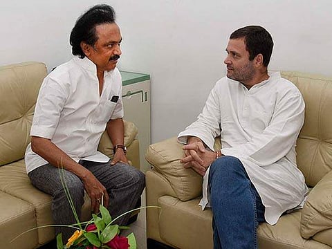 மாா்ச் 28-இல் ராகுல்காந்தி - மு.க.ஸ்டாலின் ஒரே மேடையில் பிரசாரம்