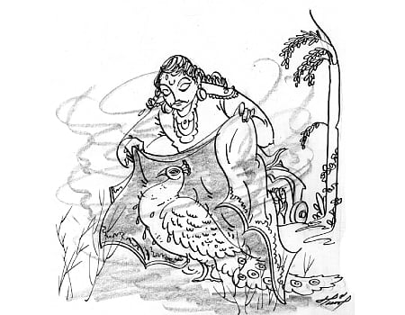 கதைப்பாடல்: மயிலுக்குப் போர்வை தந்த மன்னன்