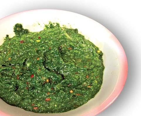 முளைக்கீரை  மசியல்