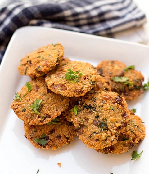 சோம்புக் கீரை வடை