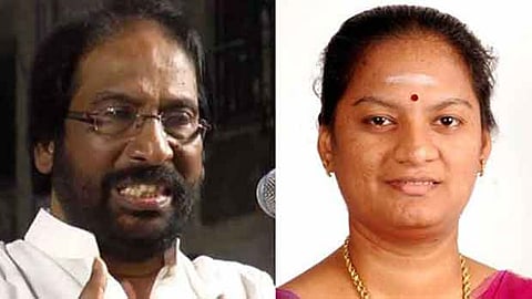 சசிகலா புஷ்பாவை நான் அடிக்கவில்லை: திருச்சி சிவா பேட்டி