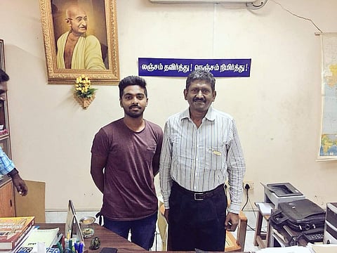 ஹார்வர்ட் தமிழ் இருக்கை: ஐஏஎஸ் அதிகாரி சகாயத்துடன் ஜி.வி. பிரகாஷ் நேரில் சந்திப்பு