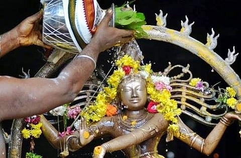 நடராஜருக்கு இந்த ஆண்டின் நான்காவது மஹாஅபிஷேகம் இன்று!
