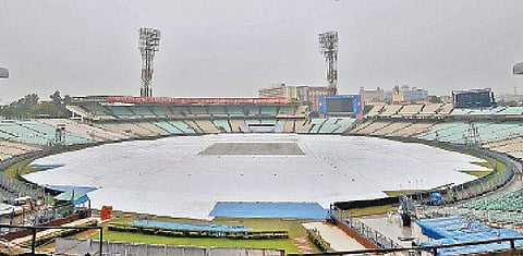 மழை: முதல் டெஸ்ட் கிரிக்கெட் போட்டி தாமதம்