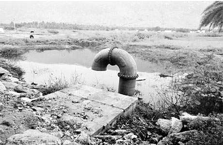 ஒகேனக்கல் கூட்டுக் குடிநீரில் கழிவுநீர் கலக்கும் அபாயம்?