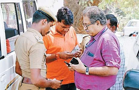 நீதிபதி கர்ணனை கைது செய்ய சென்னை வந்துள்ள மேற்கு வங்க போலீஸார்