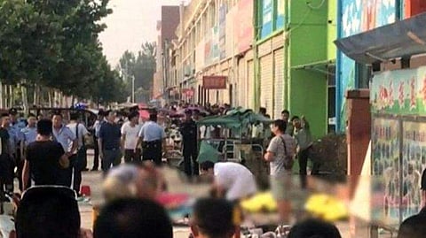 சீனாவில் நர்சரி பள்ளியில் குண்டுவெடிப்பு: 7 பேர் பலி - 59 பேர் படுகாயம் 