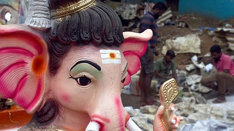 விதவிதமான விநாயகர் சிலைகள்