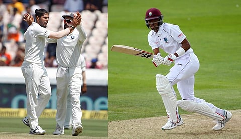 உமேஷ் யாதவ் அபாரம்: 311-க்கு ஆட்டமிழந்த மே.இ.தீவுகள்