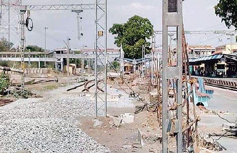 அரக்கோணம் அருகே புதிய ரயில் நிலையம்: முதல்கட்ட பணிகள் தொடக்கம்