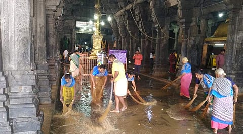 அண்ணாமலையார் கோவிலில் உழவாரத்தொண்டு