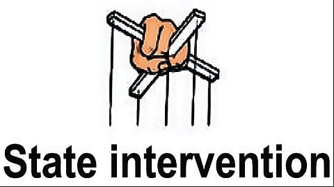 ஒரு நாடு இன்னொரு நாட்டின் உள் விவகாரங்களில் தலையிடுதல்