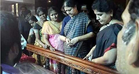 நடராஜன் உடல் நல்லடக்கம் 