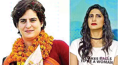 பிரியங்கா காந்தி வேடத்தில்...!