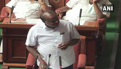 நம்பிக்கை வாக்கெடுப்பு கோரினார் குமாரசாமி!