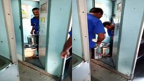 கழிவறையில் டீ கேன் எடுத்து சென்ற விவகாரம்: ஒப்பந்ததாரருக்கு ரூ.1 லட்சம் அபராதம்