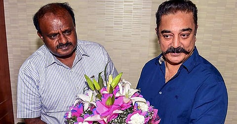 கமல் - குமாரசாமி சந்திப்பு